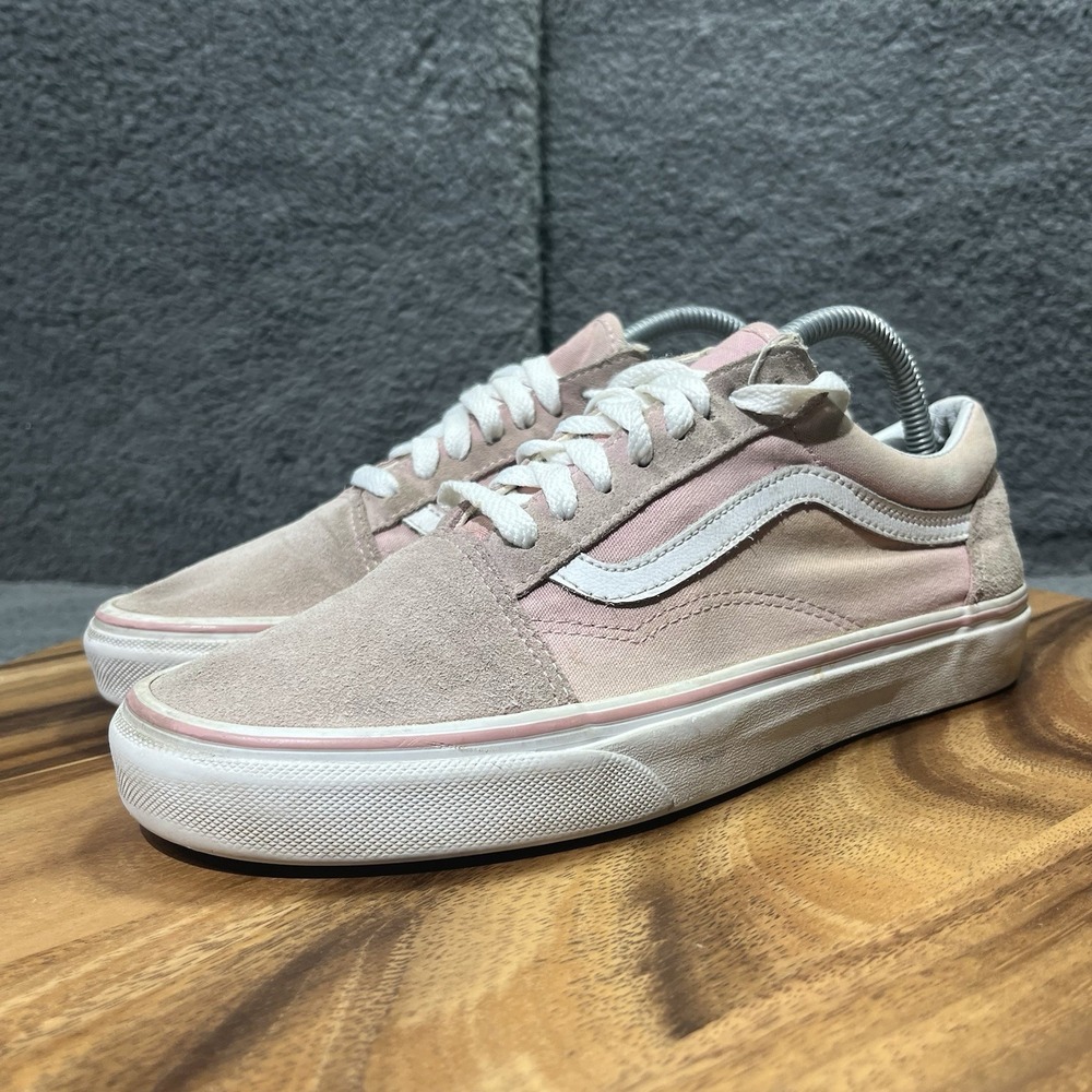 Vans Of The Wall Old‎ Skool Rose Pink Shoes Sneakers Mens 8.5 Women's 10 - Picture 5 of 12